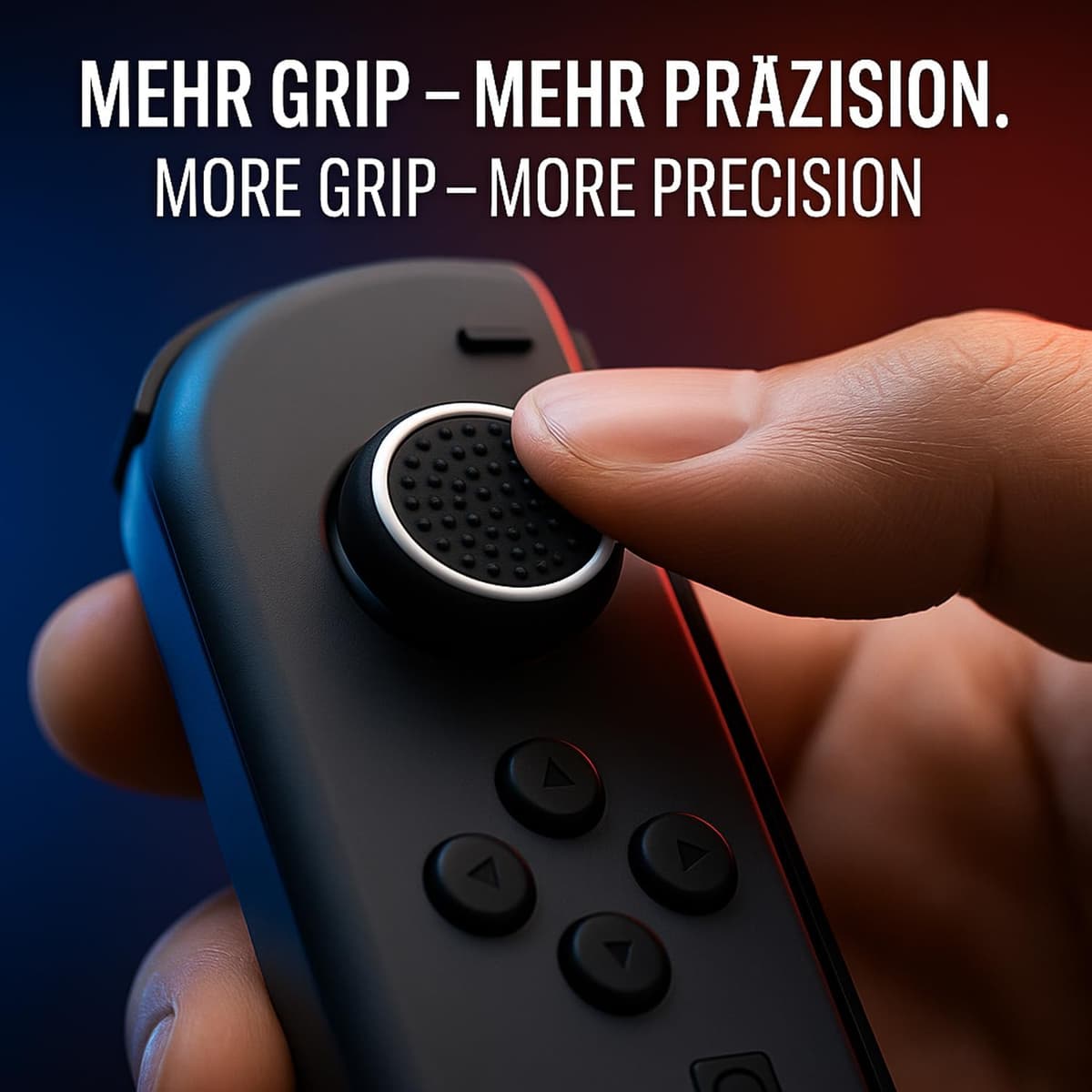 MatoSan® Tapas de Agarre para Palanca de Pulgar para Switch 2, Fundas de Silicona compatibles con Controladores Switch 2, empuñaduras ergonómicas Antideslizantes para el Pulgar (Version 1) — view 5