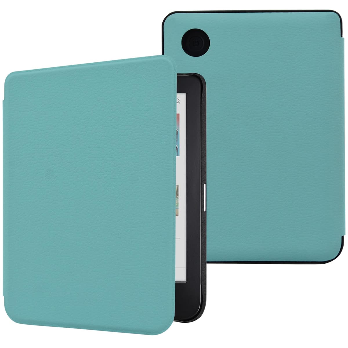 DMluna Funda para Kobo Clara Colour/BW/ 2E, Tolino Shine Colour/Shine 5/4, Cubierta de Cuero PU Premium, Auto Sleep/Wake, Delgada y Ligera, Ajuste Preciso, Verde Agave — view 18