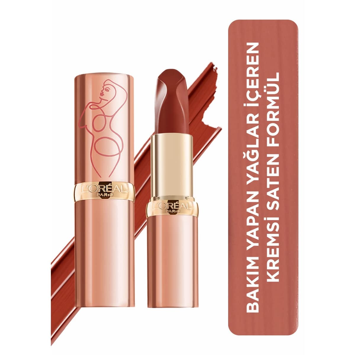L'Oréal Paris Color Riche - Lápiz labial liso satinado, pigmento puro hidratante, con omega 3 y vitamina E, 178 Excessif — view 10