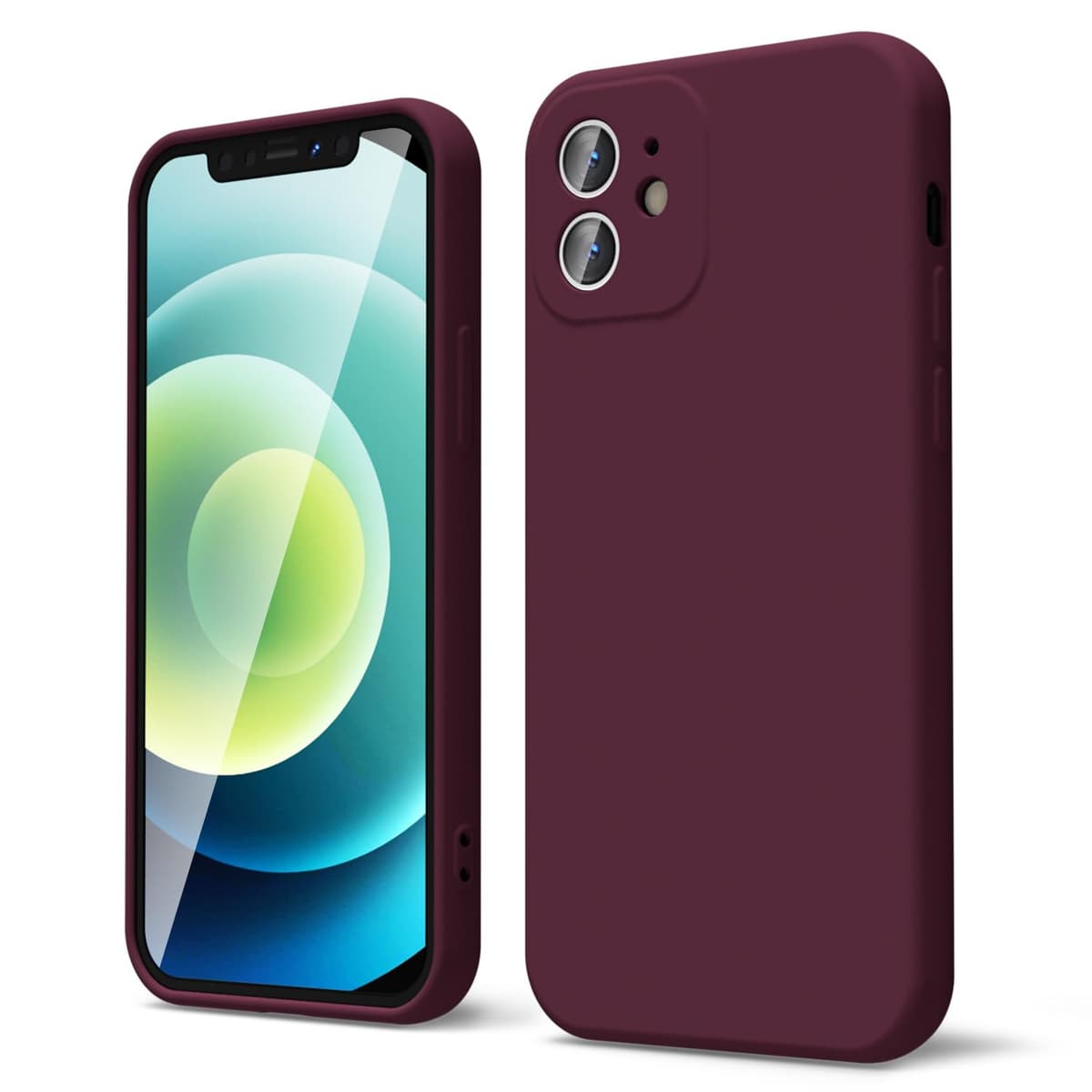 oakxco for iPhone 17 Pro Max Phone Case Liquid Silicone, Cute Thin Slim Grip Soft Rubber Gel for Women Men, Smooth Matte TPU Plain Solid Color Girly Simple Case with Camera Cover, Light Pink — view 1480