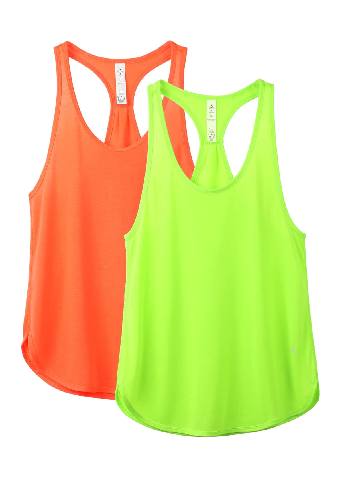 icyzone Camiseta sin Mangas de Fitness para Mujer Racerback Chaleco Deportivo — view 8