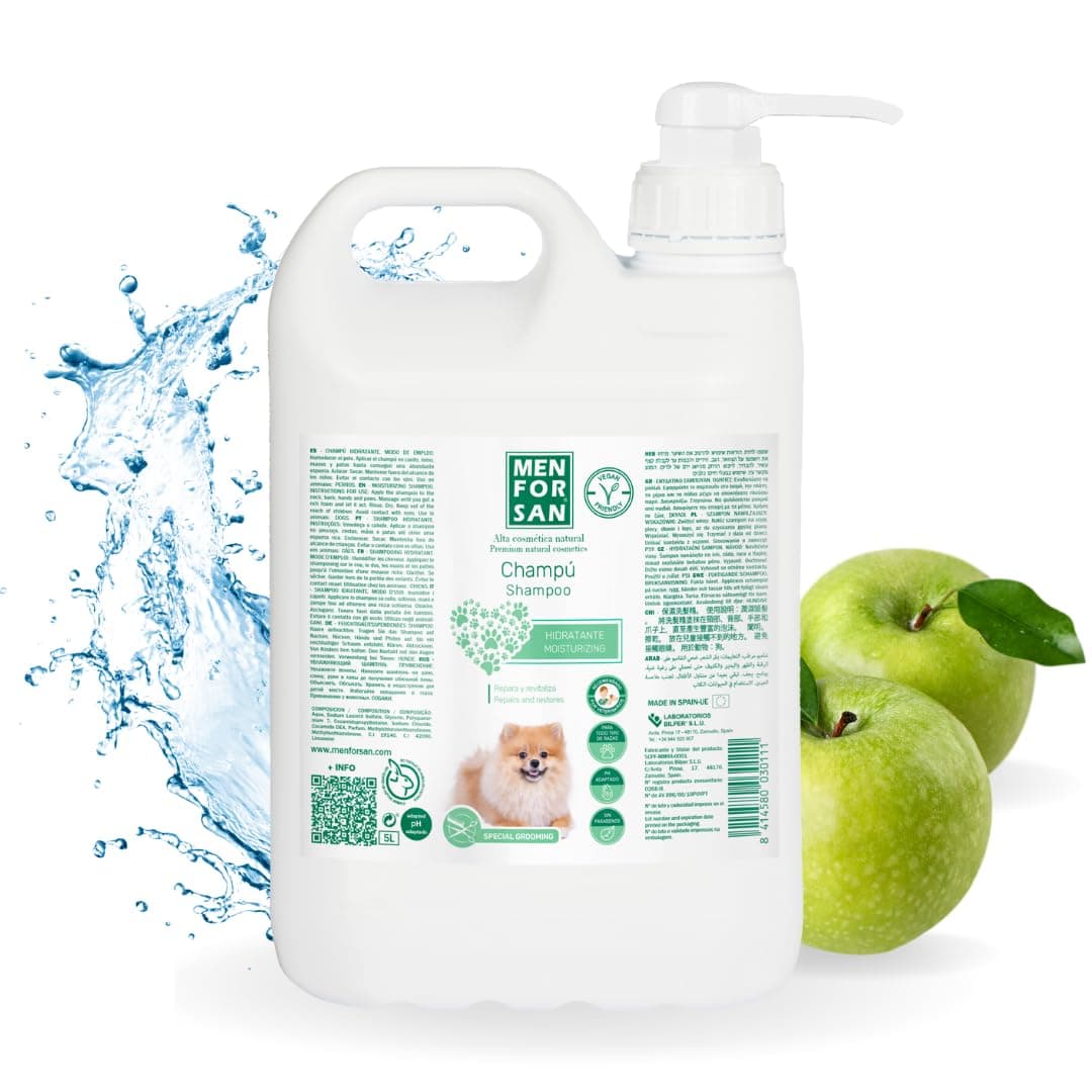 MENFORSAN Champú Aloe Vera para Perros | Hidrata en profundidad | Acción Anti Irritaciones y Anti Eczemas | 100% Natural | Herbácea | 1L — view 35