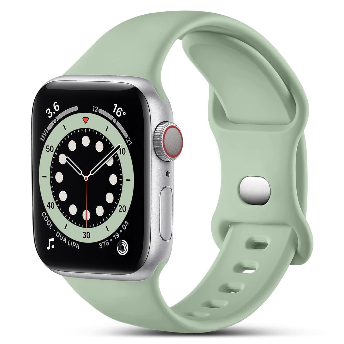 CeMiKa Compatible with Apple Watch Strap 41mm 40mm 38mm 42mm, Silicone Sport Band Replacement Straps Compatible with Apple Watch Series 11 10 9 8 7 6 5 4 3 2 1 SE SE3/iwatch Strap, Black — view 21
