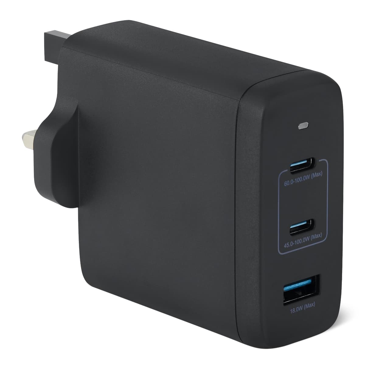 Amazon Basics Fast Charging USB C Nano GaN Wall Charger, 65W 2-Port for Laptops, Tablets, Phones, Black — view 12