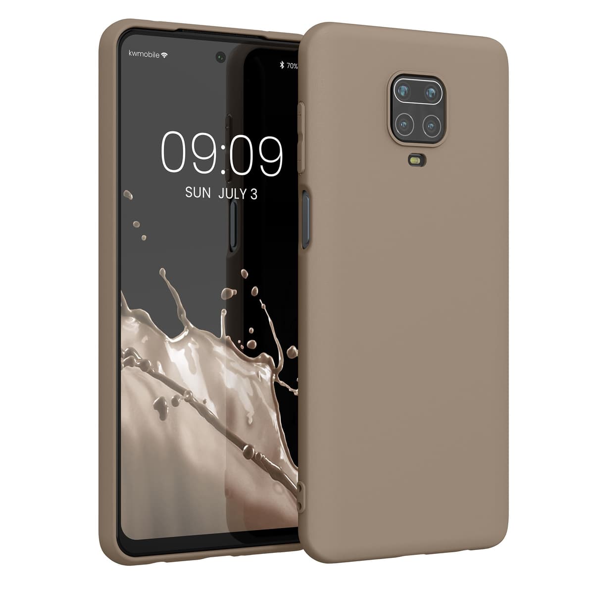 kwmobile Carcasa Compatible con Xiaomi Redmi Note 14 Pro 5G / Poco X7 Funda - Funda Ultrafina de TPU con Bordes elevados - Lavanda Metalizado — view 289