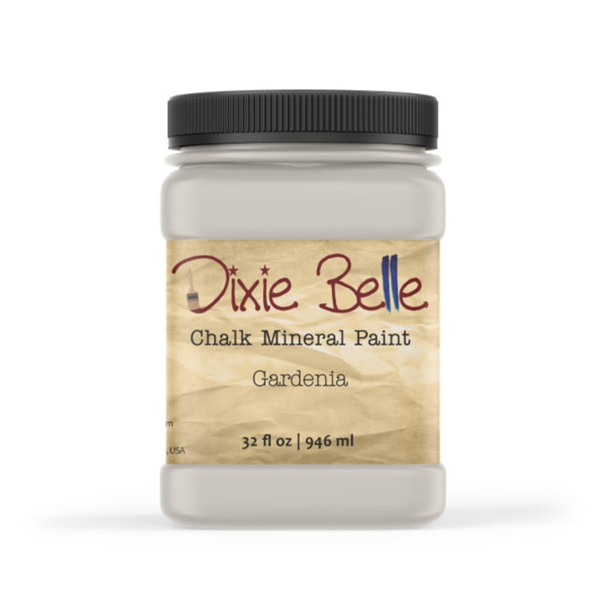 Dixie Belle Paint Company Chalk Finish Furniture Paint - Caviar (32oz) - Matte Black Chic Chalk Mineral DIY Furniture Paint — view 263