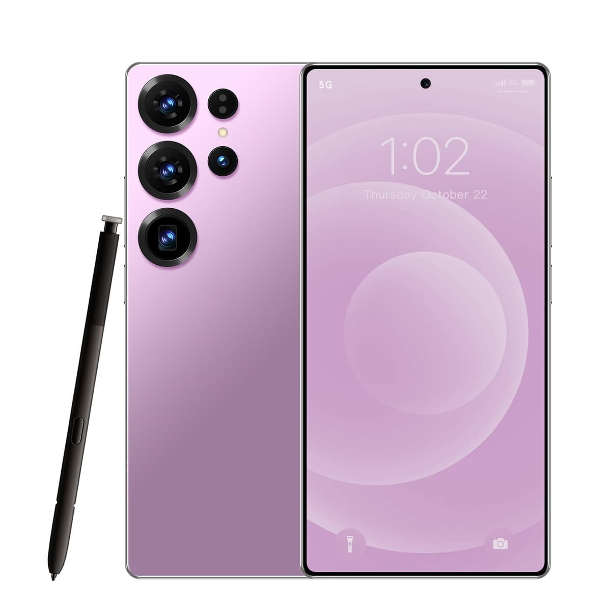 S25 Ultra 5G Unlocked Android Phones, Build in Pen, 16GB+512GB Octa Core Smartphone, Android 16 Phone, 108MP Zoom Camera, 6.9“ HD +120 Hz Screen, 7000mAh Battery, Dual SIM, Face Unlock-Silver — view 8