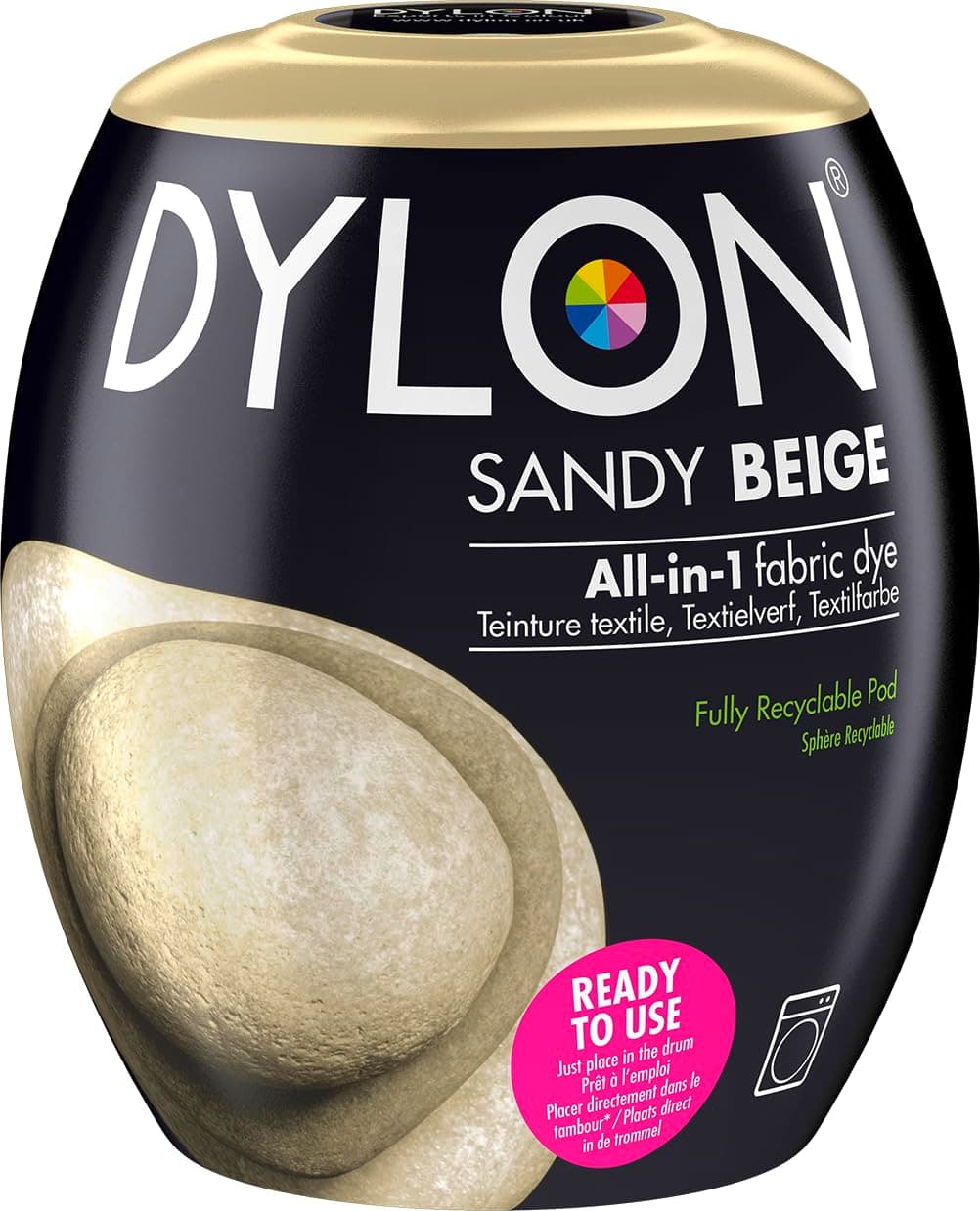 Dylon Washing Machine Fabric Dye Pod Intense Black, 350g, Packaging May Vary — view 32