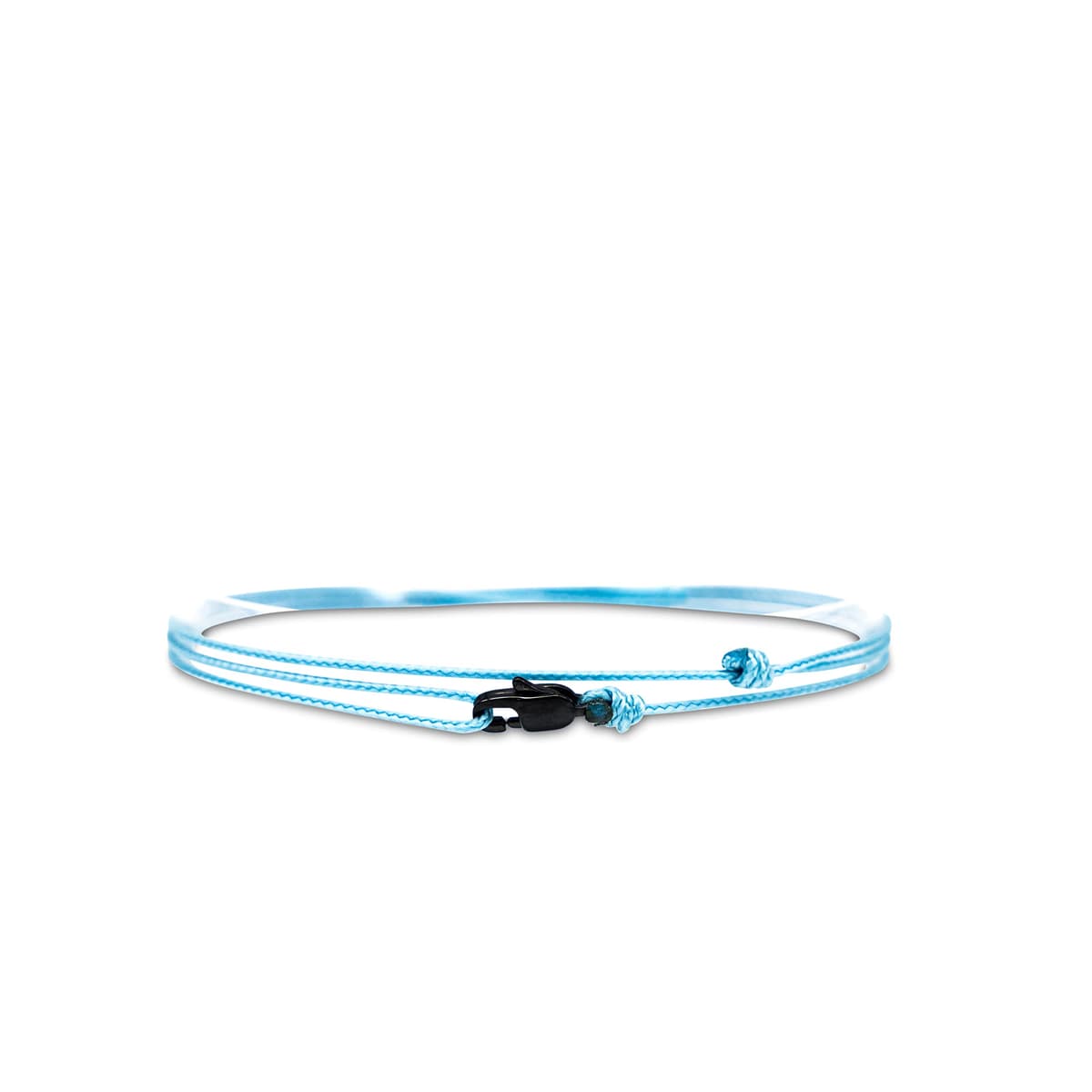 Made by Nami Pulsera Fina para Hombres y Mujeres con Cierre de Mosquetón Hecha a Mano - Joyería Marítima para Surfistas - Pulsera de Tela Minimalista - 100% Impermeable y Ajustable (Vino Rojo Negro) — view 18