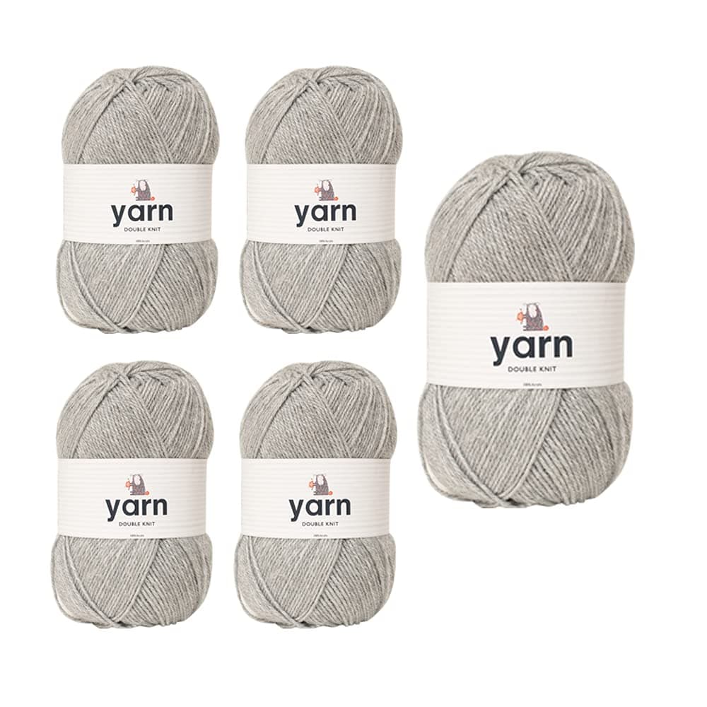 Korbond DK Beige Yarn - 100g Acrylic Wool - Lightweight, Hypoallergenic & Durable Double Knit Crochet Yarn Knitting Wool (290m Total) — view 79