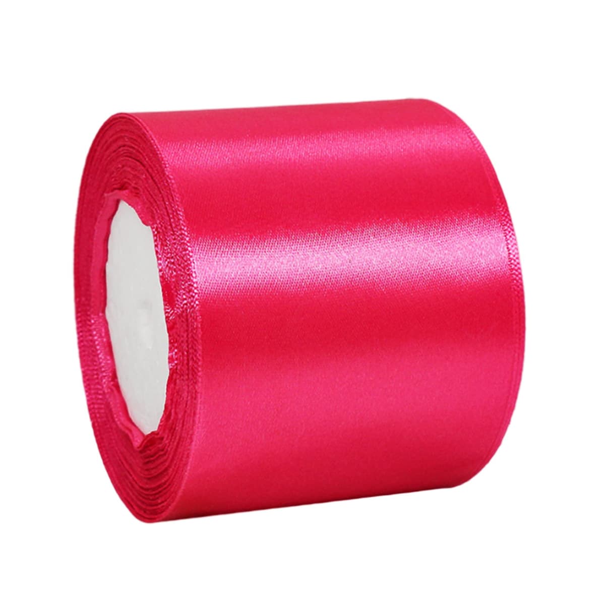 40mm Wide White Ribbon Thick Wedding Car Ribbon 22m, 1.5 inch Thick White Satin Ribbon for Gift Wrapping Wedding Car Christmas Birthday Cake Hair Bow Florist Bouquet Crafts Decorations — view 132