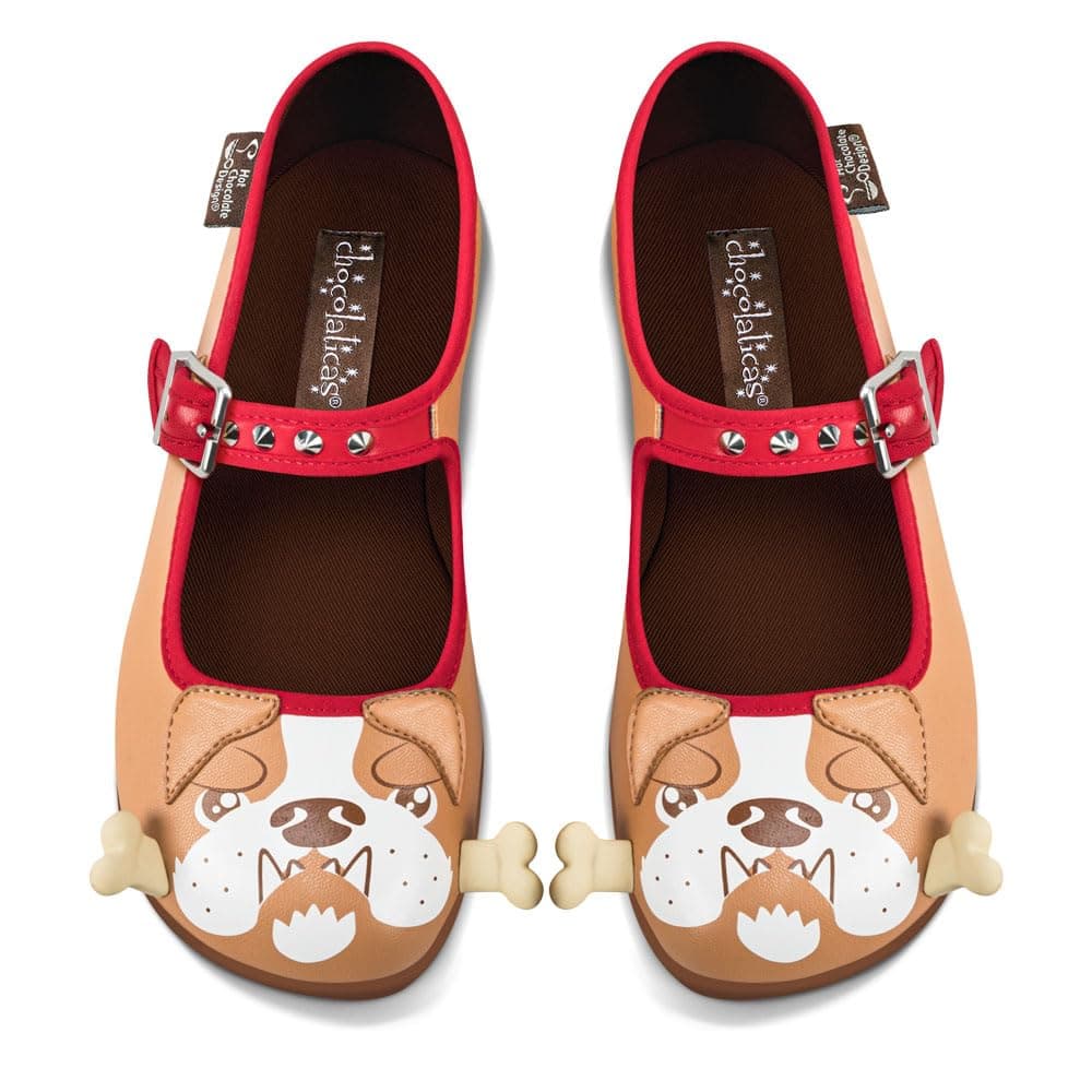 Hot Chocolate Design Chocolaticas Funky Canvas Women's Mary Jane Flat Shoes — view 14
