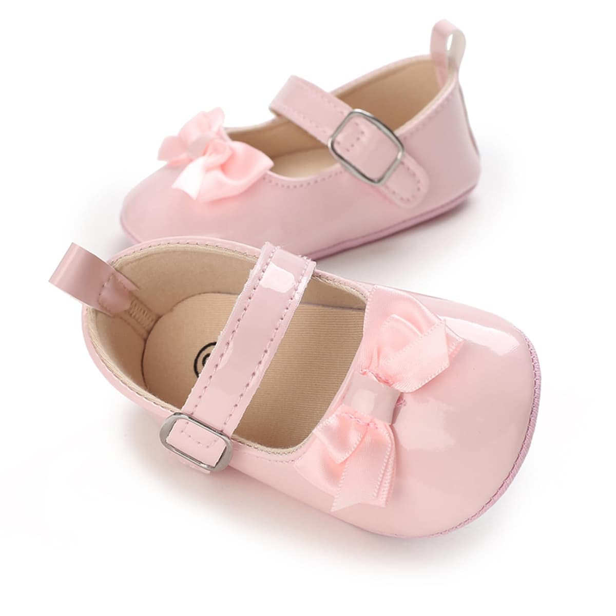 MASOCIO Baby Girl Shoes Mary Jane Infant Anti Slip First Walking Shoes — view 4