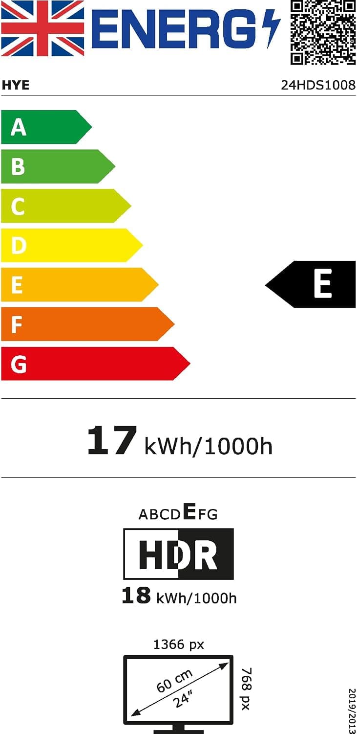 HYE TV - Smart TV, 24" Screen Size, HD Ready Resolution, Apple AirPlay, Samsung Tizen OS & Gaming Hub, Versatile Connectivity — view 9