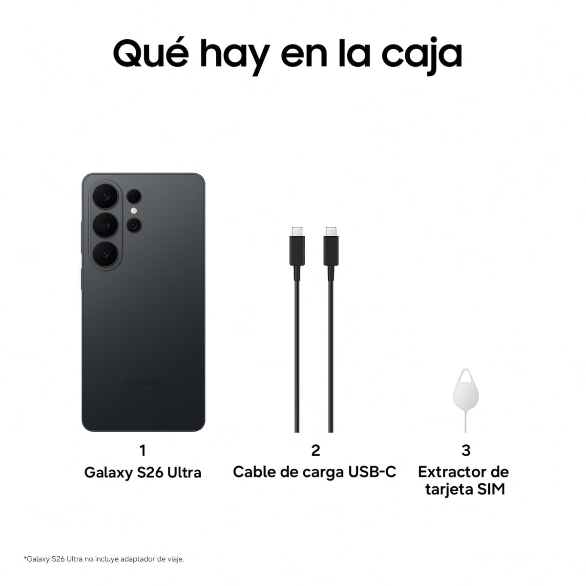 Samsung Galaxy S26 Ultra, 512GB, Smartphone con Galaxy AI, Cámara 200MP, 12GB RAM, Batería 5000mAh, Garantía del Fabricante 3 Años+1 Año Extra, Color Negro (Versión Española) — view 7