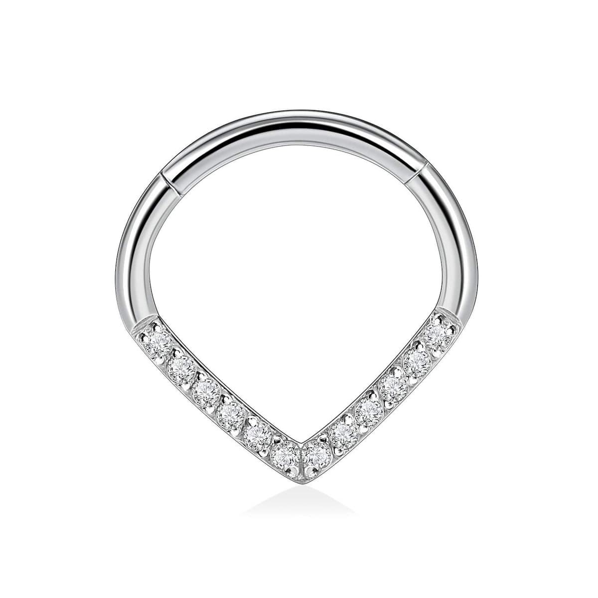 hengkaixuan Teardrop Daith Earrings Septum Jewellery Nose Hoop Ring Surgical Steel Daith Rook Tragus Piercing Jewellery Septum Clicker Ring Small Hoop Earring — view 33