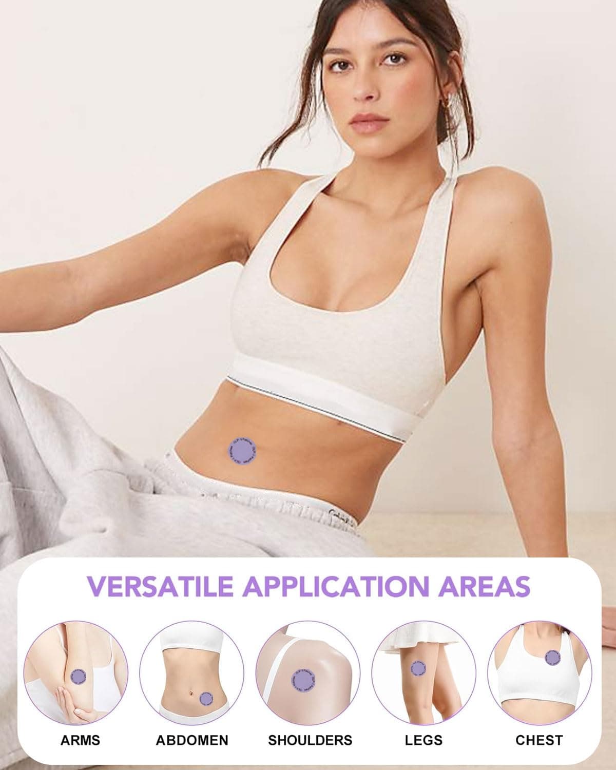 GRETY Parches GPLP-1 Para El Equilibrio Metabólico, Soporte de Forma Saludable, Pegatinas de Ayuda al Metabolismo de Apoyo para La Piel del Vientre Toda La Piel | 60Pcs — view 4