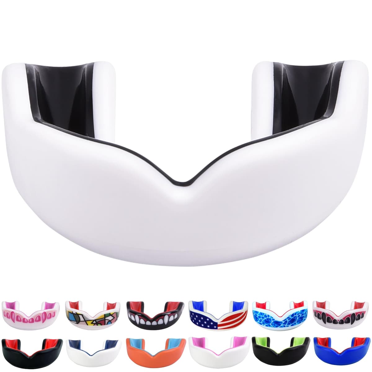 Oral Mart Vampiro colmillo Protector bucal con Estuche ventilado para Karate, Boxeo, Combate, Taekwondo — view 7