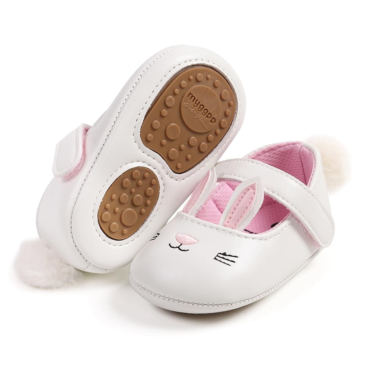 RVROVIC Baby Girl Moccasins Infant Princess Sparkly Premium Lightweight Soft Sole Prewalker Toddler Girls Shoes — view 7