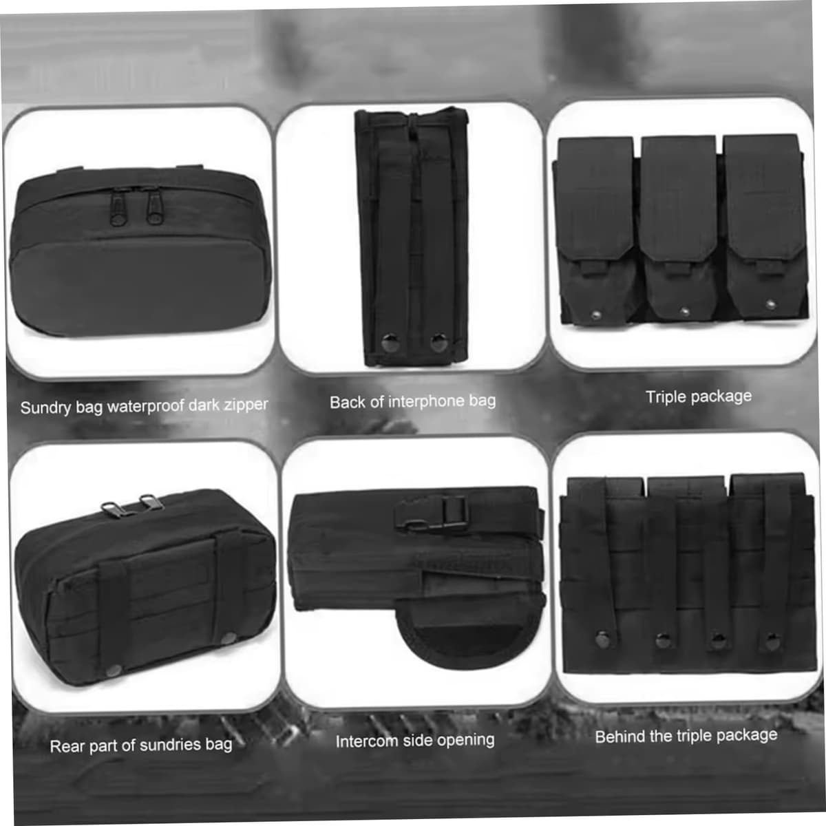 Chaleco Airsoft, portador de placa Molle multifuncional, Paintball transpirable ajustable para entrenamiento de guardias de seguridad, campo y exteriores — view 4