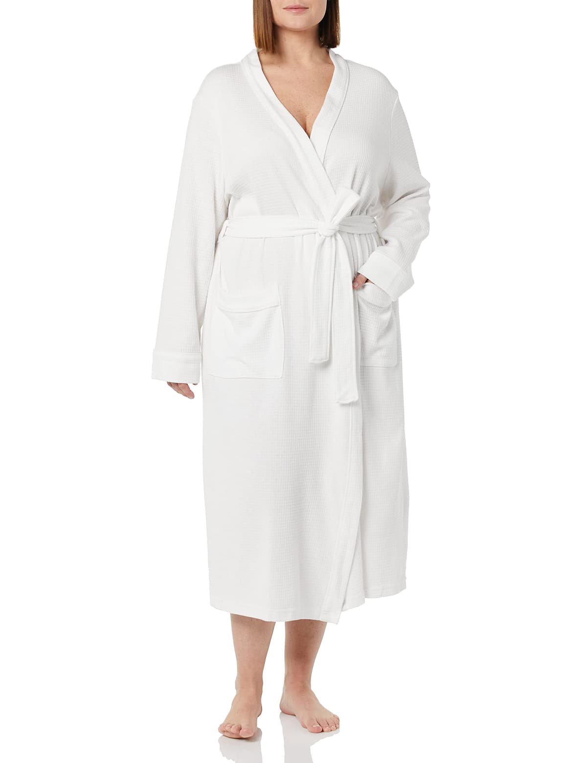Amazon Essentials Women's Lightweight Waffle Full-Length Robe (Available in Plus Size) — view 13
