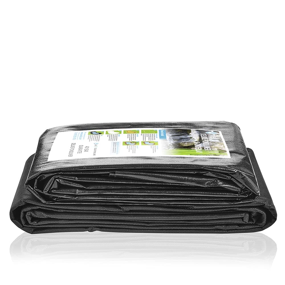 Swell UK 6 x 8m Pond Liner and Free Underlay | Ideal for Koi & Fish Pools Fountains and Streams | Flexible & Impermeable for Reinforced Durable Landscaping | Heavy Duty HDPE - 40 Year Guarantee — view 2