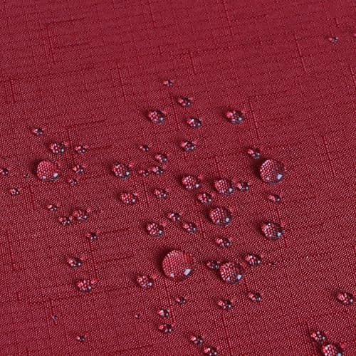 youngseahome Patio Seat Cushion Covers,Washable Slip Covers Replacement,Waterproof Outdoor Furniture Chair Cushion Pillow Seat Cover for Couch,Garden,Sofa,Red,24"×24"×4"(4 Covers Only) — view 6