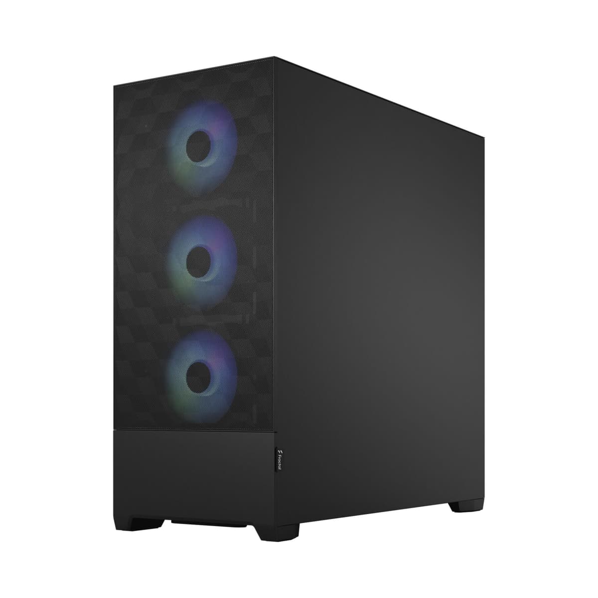 Fractal Design Pop XL Air RGB Black - Tempered Glass Clear Tint - Honeycomb Mesh Front – TG side panel - Four 120 mm Aspect 12 RGB fans included – E-ATX High Airflow Full Tower PC Gaming Case — view 5