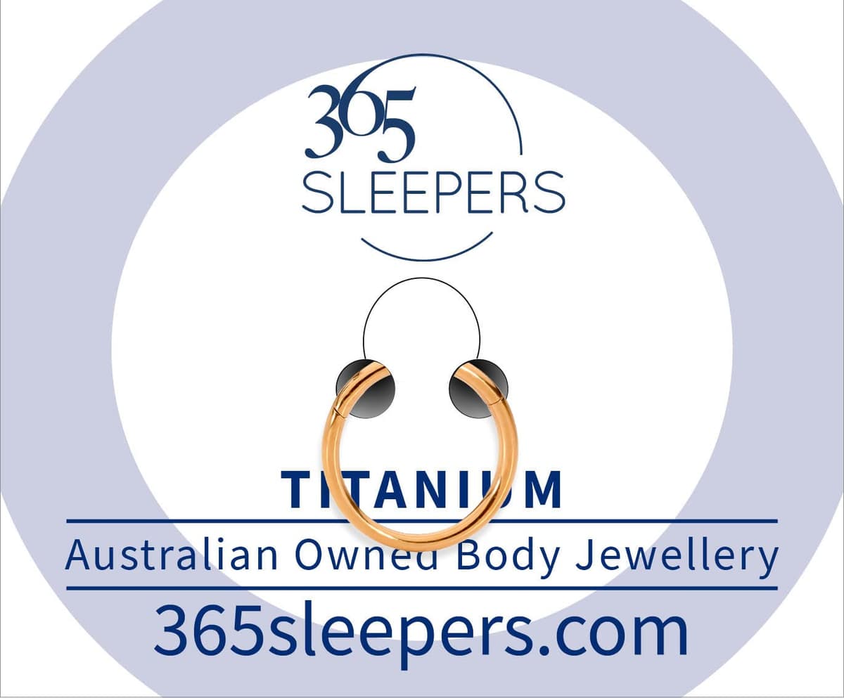 365 SLEEPERS 1pc Titanium Implant Grade Nose Rings 20G 18G 16G 14G 12G 10G 8G 6G Septum Hinged Segment Ring Body Piercing Jewellery Hoop Lip Rings Helix Cartilage Rook Earrings Nickel Free — view 2