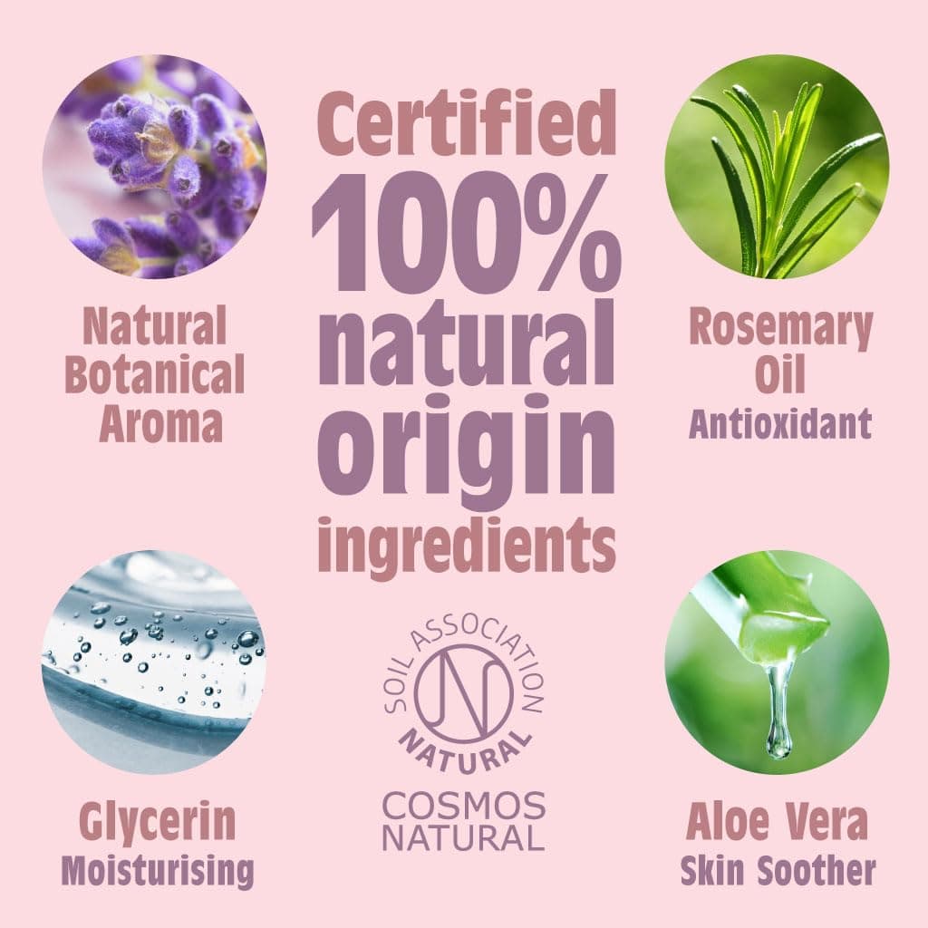 Salt of the Earth - Natural Deodorant Roll On - Lavender & Vanilla - Vegan Formula with Effective Long-Lasting Protection, Made in the UK - Suitable for Women, Men & Kids - 75ml — view 3