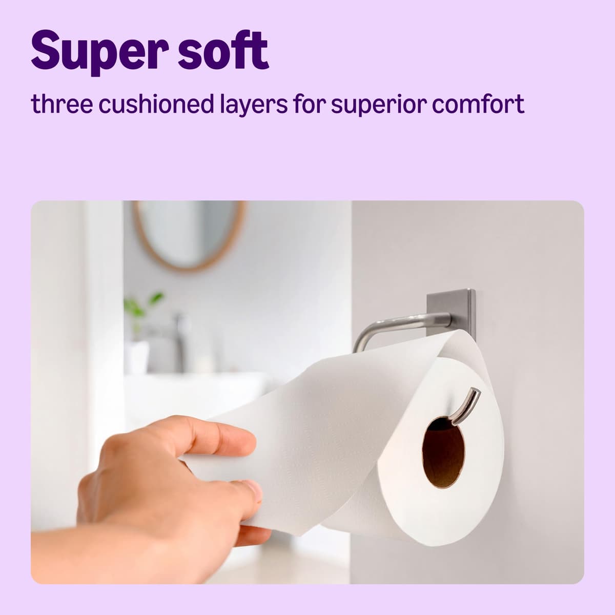 by Amazon Super Soft Toilet Tissue, 3-ply, 9 Rolls (1 Pack of 9), 200 Sheets per Roll, FSC Certified — view 4