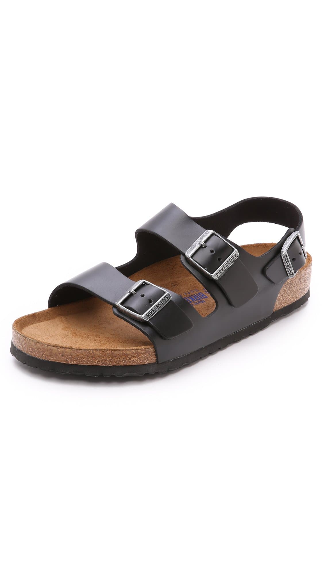 Birkenstock Rio Sandals Girls White/Patent Sandals Shoes — view 46