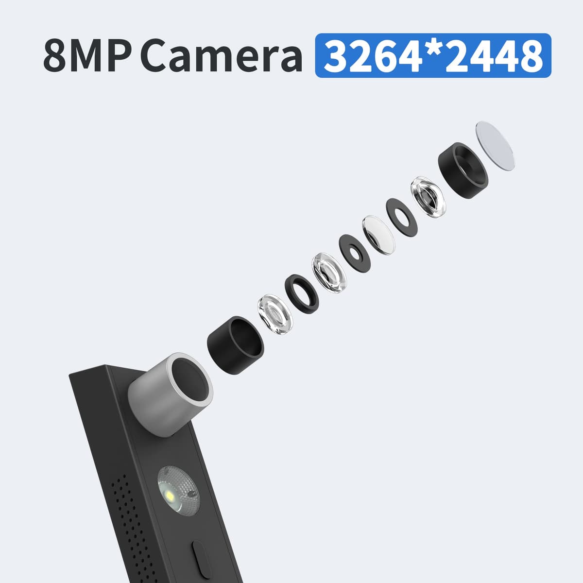 CZUR Lens 800 Pro Escáner de Documentos Portátil, Escáner Vertical para Documentos, Escáner Plano A4, OCR Rápido 1 s/Página, Cámara de Escaneo de 8 MP, Fácil de Usar para Mac y Windows — view 2