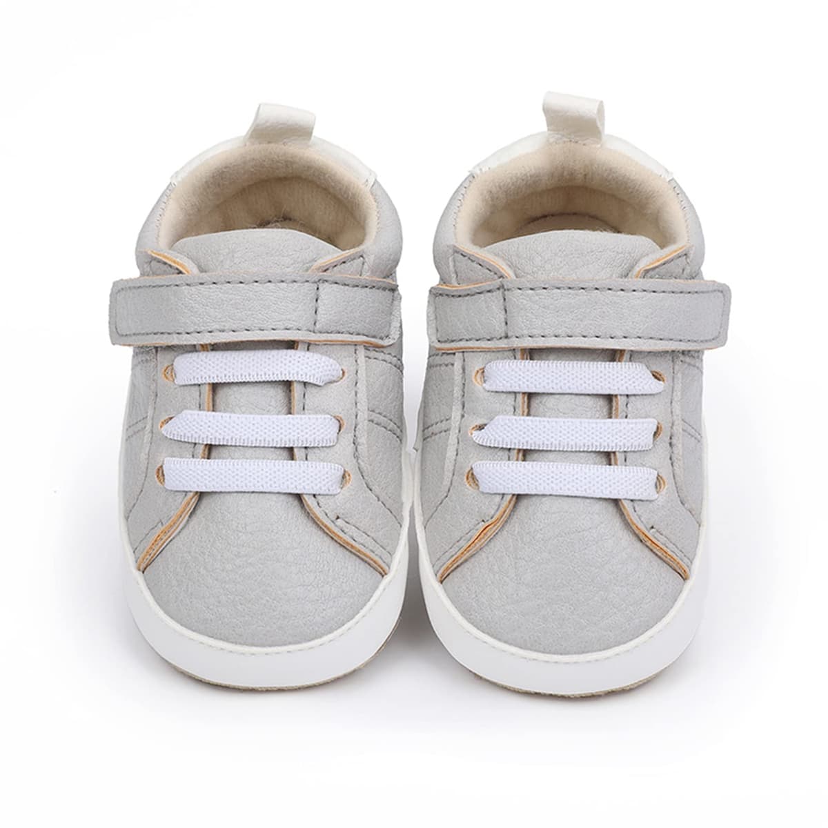 RVROVIC Baby Boys Girls Sneakers Anti-Slip Oxford Loafer Flats Infant Toddler PU Leather Soft Sole Baby Shoes — view 5