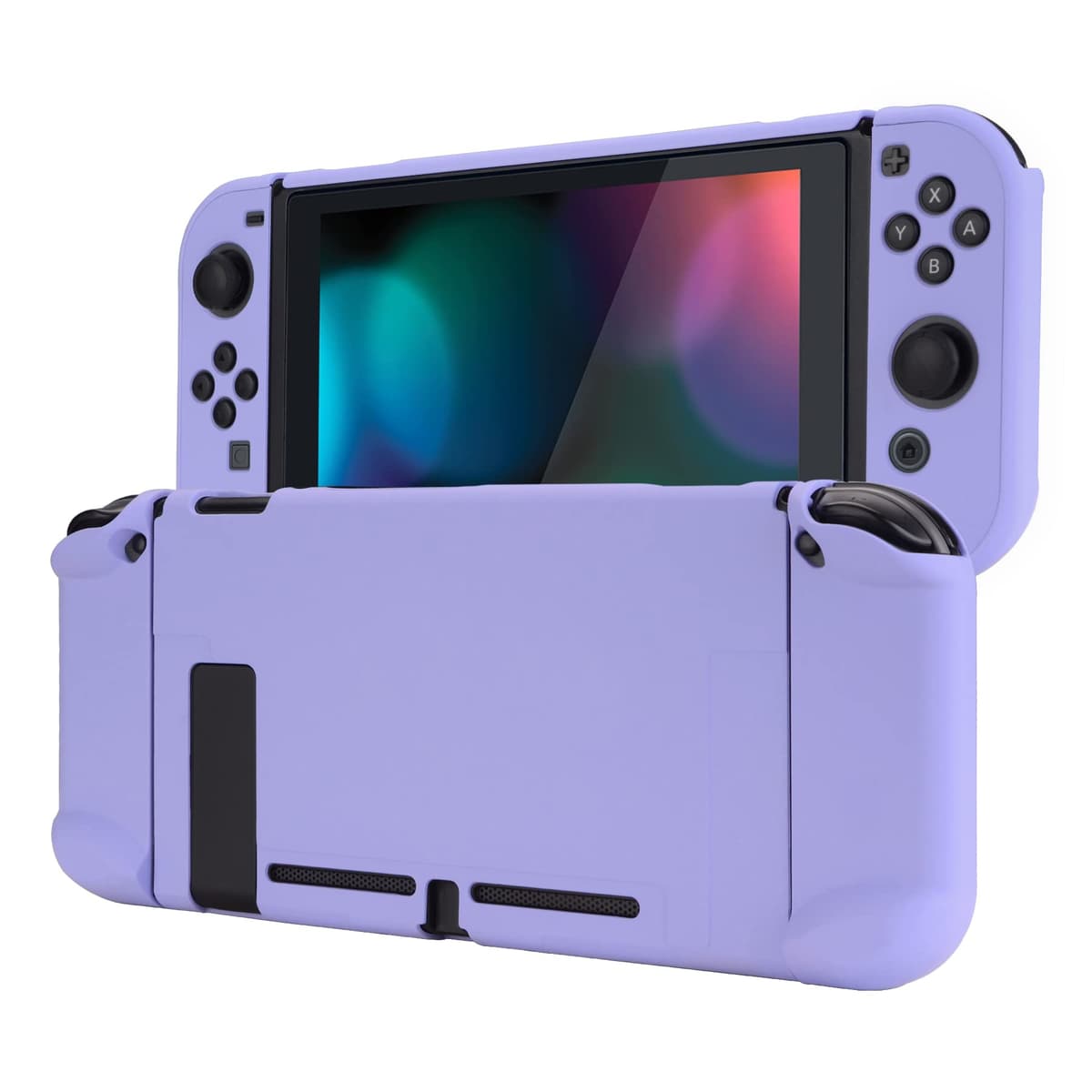 eXtremeRate PlayVital Funda para Nintendo Switch Carcasa Estuche Acoplable Protector Tacto Suave Case de Joycons Protectora Duradera Cover Cáscara para Control Switch Joycon Consola(Matcha Verde) — view 25