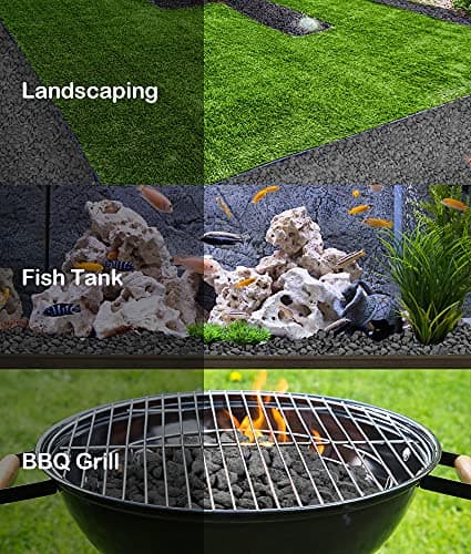 Stanbroil 10 Pounds Black Lava Rock Granules, Decorative Landscaping for Fire Bowls, Fire Pits, Gas Log Sets, Indoor or Outdoor Fireplaces (2-3 CM) — view 4