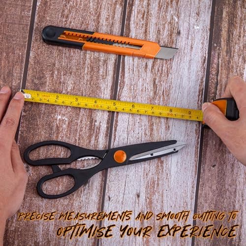 CARTMAN 39-Piece Household Tool Set, Orange Hand Kit With Storage Case — view 3
