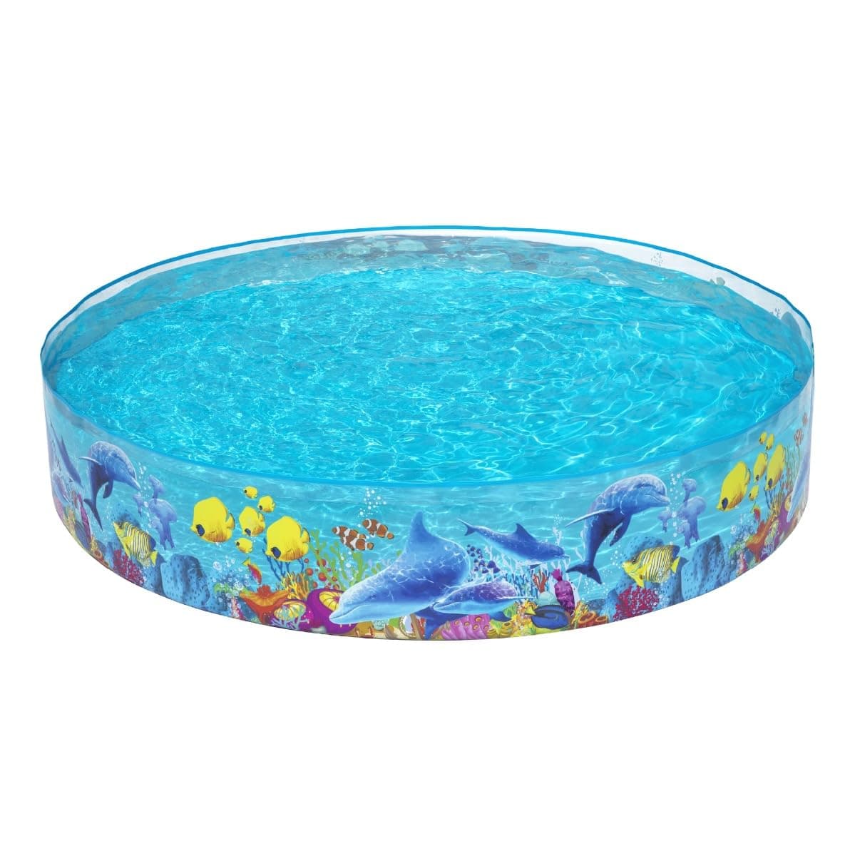 Bestway Sea Creature Paddling Pool Kiddie Swimming Pool, Inflatable Above Ground Pool, Outdoor Garden Pool, Blue, 48 x 10 Inch — view 12