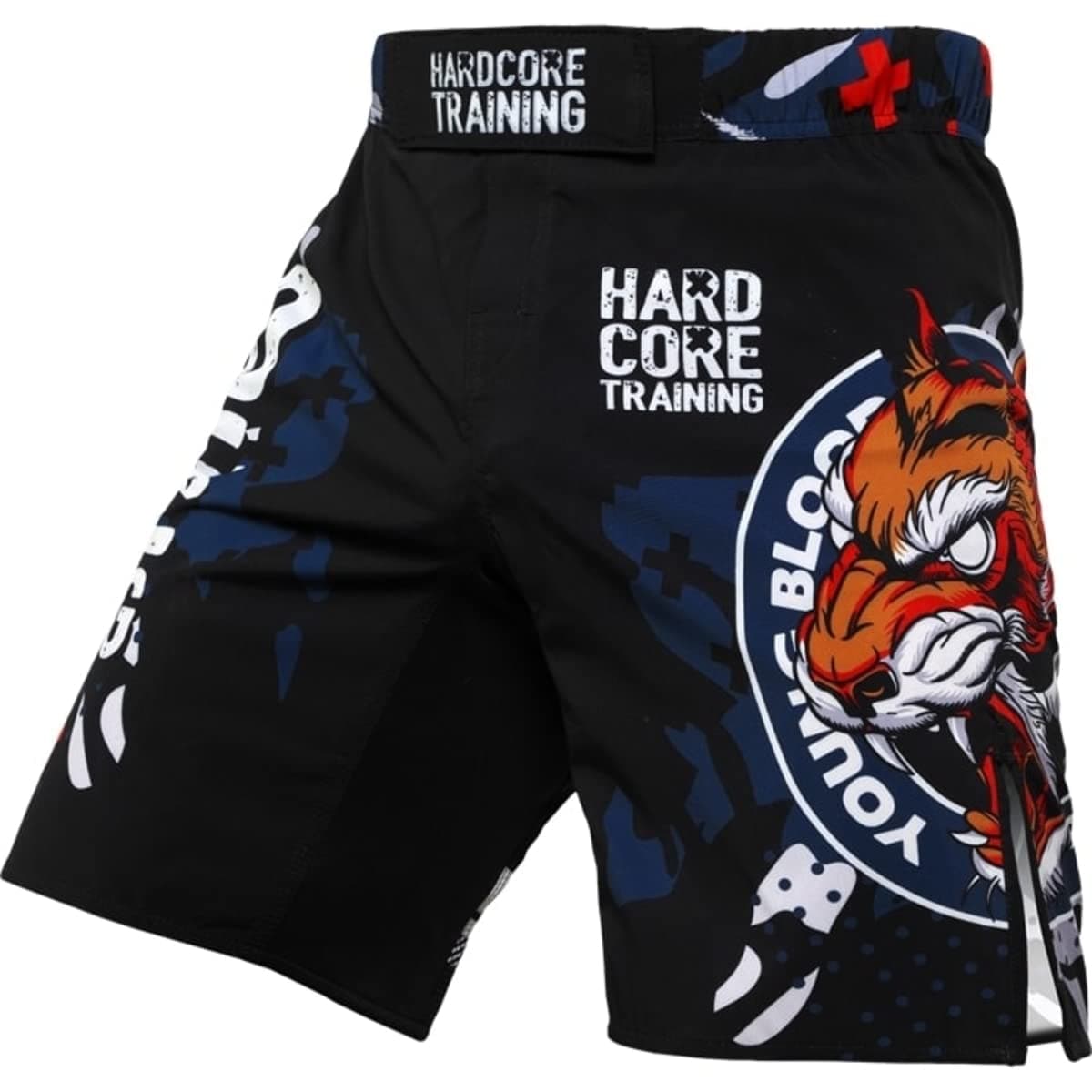 Hardcore Training Fight Shorts Hombre Pantalones Cortos MMA BJJ Boxeo Grappling Fitness No Gi