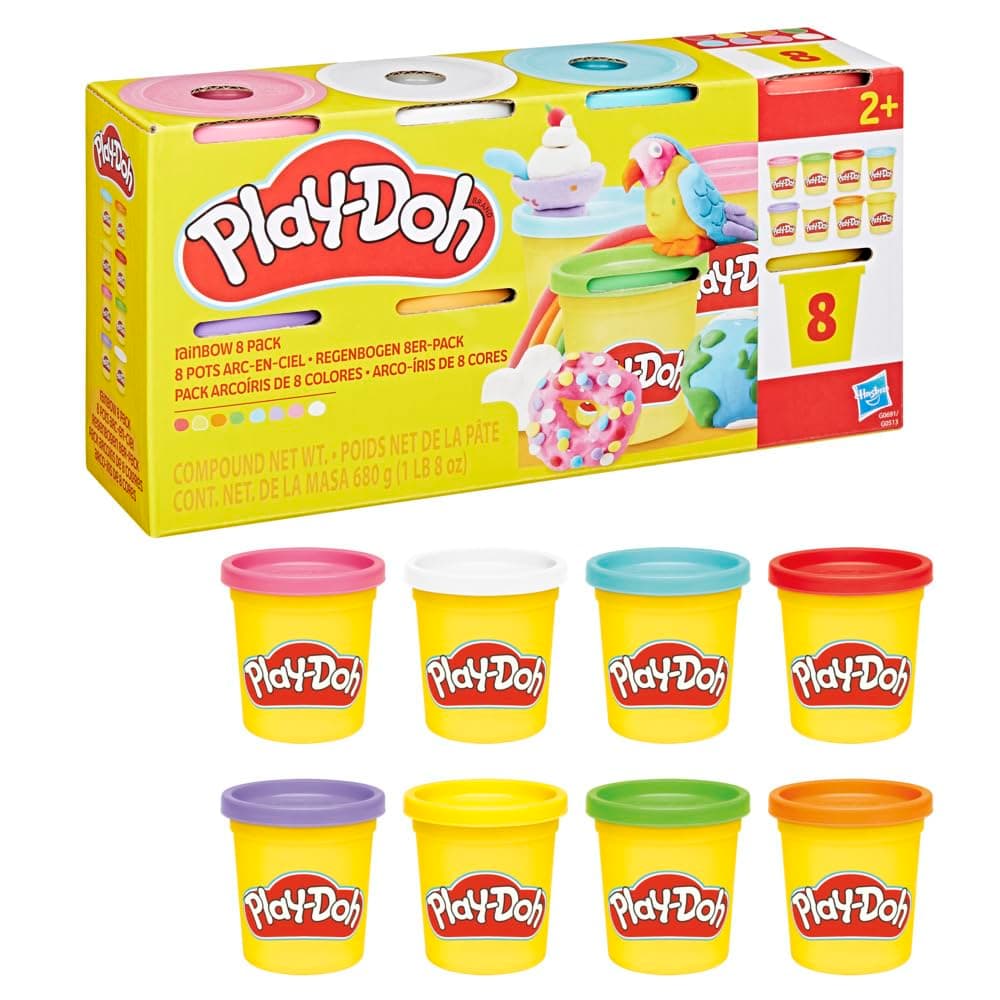 Play-Doh Pack de 4 Colores clásicos, Botes de 85 Gramos — view 5