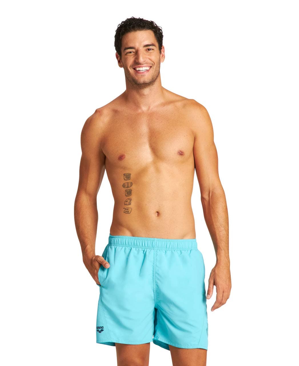 Arena Fundamentals Logo Bañador Boxer, Hombre — view 24