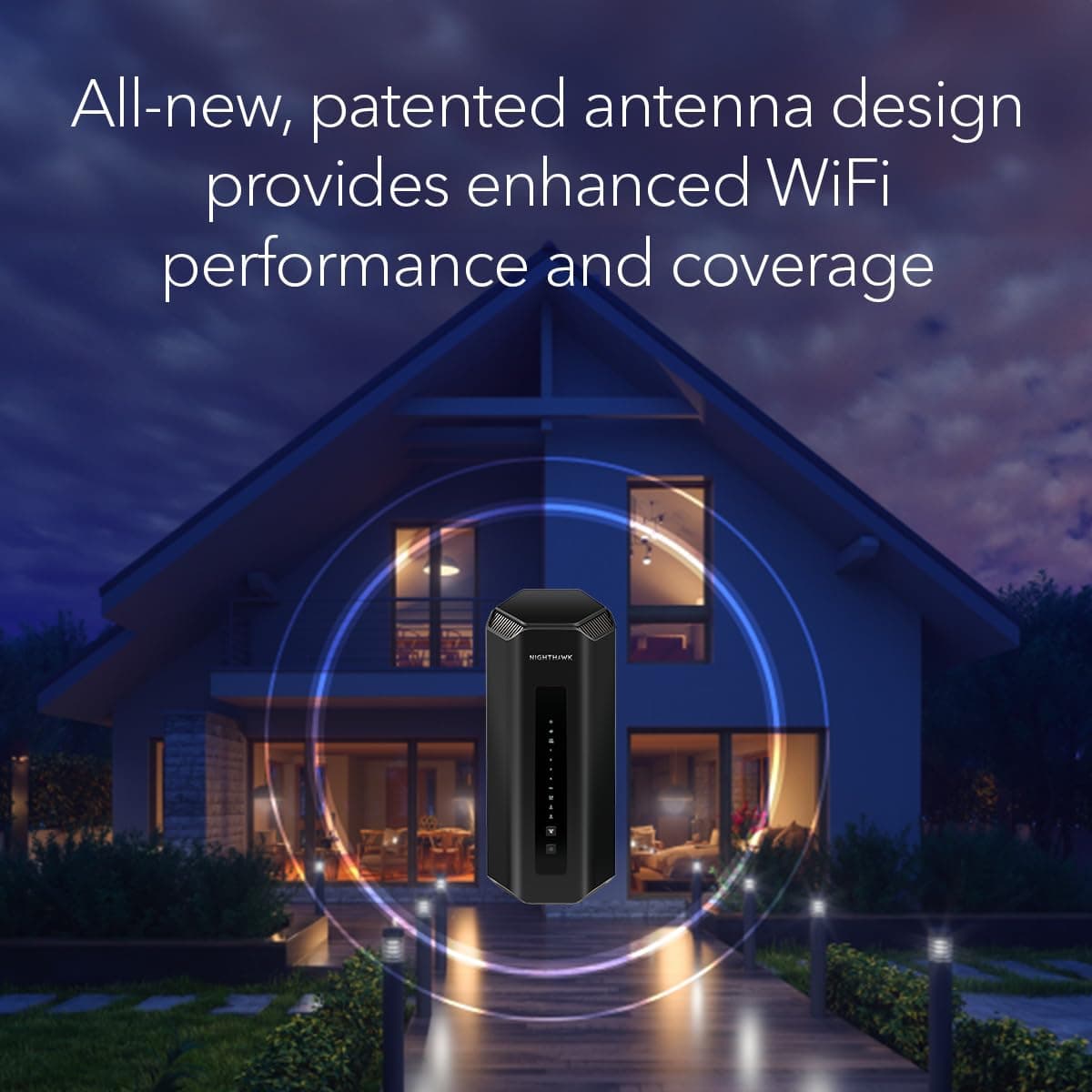 NETGEAR WiFi 7 Router Nighthawk Tri-Band WiFi 7 (RS700S) - security features, Wireless BE19000 speed (up to 19 Gbps) - 10gb Internet port — view 6