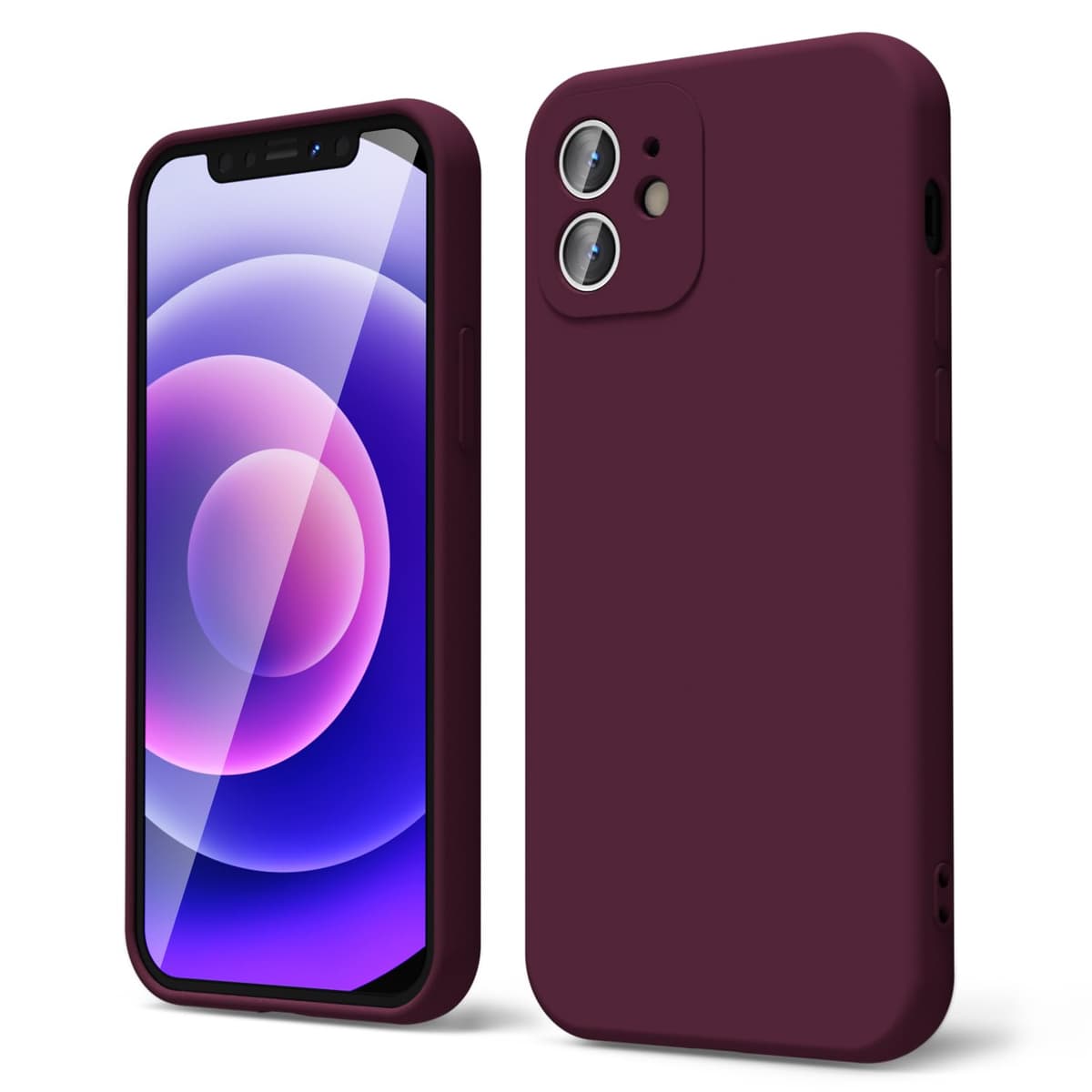 oakxco for iPhone 17 Pro Max Phone Case Liquid Silicone, Cute Thin Slim Grip Soft Rubber Gel for Women Men, Smooth Matte TPU Plain Solid Color Girly Simple Case with Camera Cover, Light Pink — view 1556