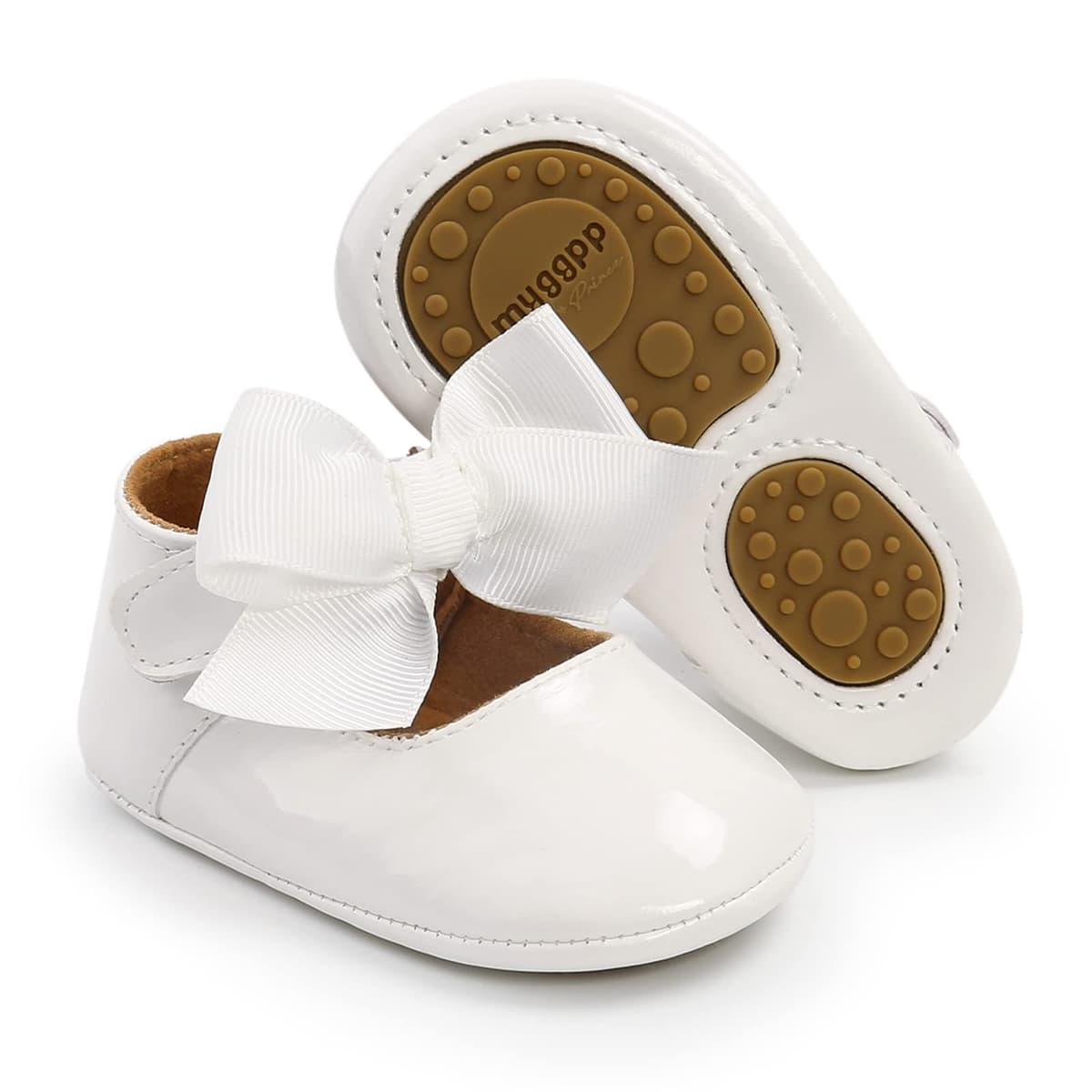 RVROVIC Baby Girl Moccasins Infant Princess Sparkly Premium Lightweight Soft Sole Prewalker Toddler Girls Shoes — view 8