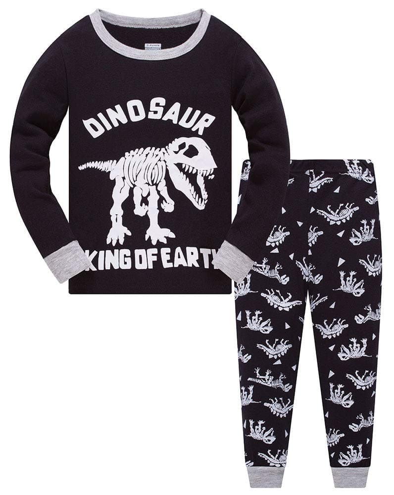 TEDD Boys Pyjamas Dinosaur Nightwear Cotton Toddler Clothes Kids Sleepwear Long Sleeve Christmas Pjs Sets 2 Piece Outfit Xmas Gift 1-12 Years — view 19