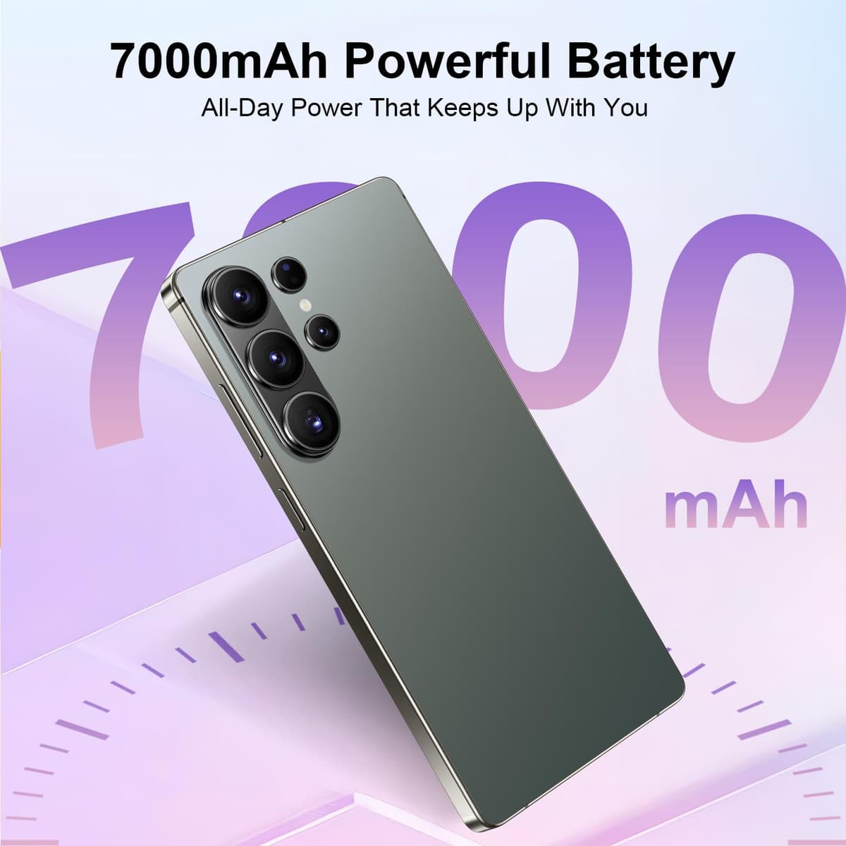 I26 Ultra Business 5G Smartphone, Dual SIM, 12GB+512GB, Snapdragon 8 Gen 4, 6.99" Screen, 7000mAh, Android 15, Stylus Pen & Face Unlock (Green) — view 5