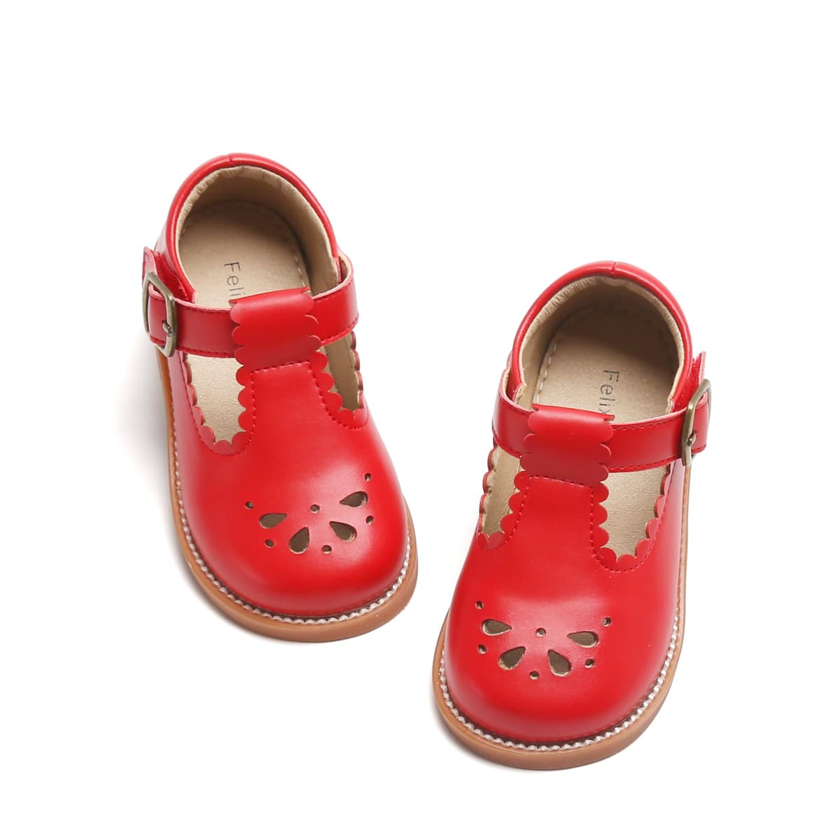 Felix & Flora Toddler Little Girl Mary Jane Dress Shoes - Ballet Flats for Girl Party School Shoes — view 63