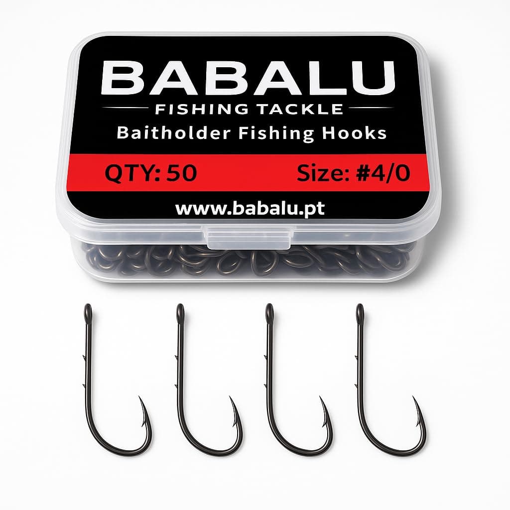 Anzuelos de Pesca Baitholder 50pcs Acero de Alto Carbono