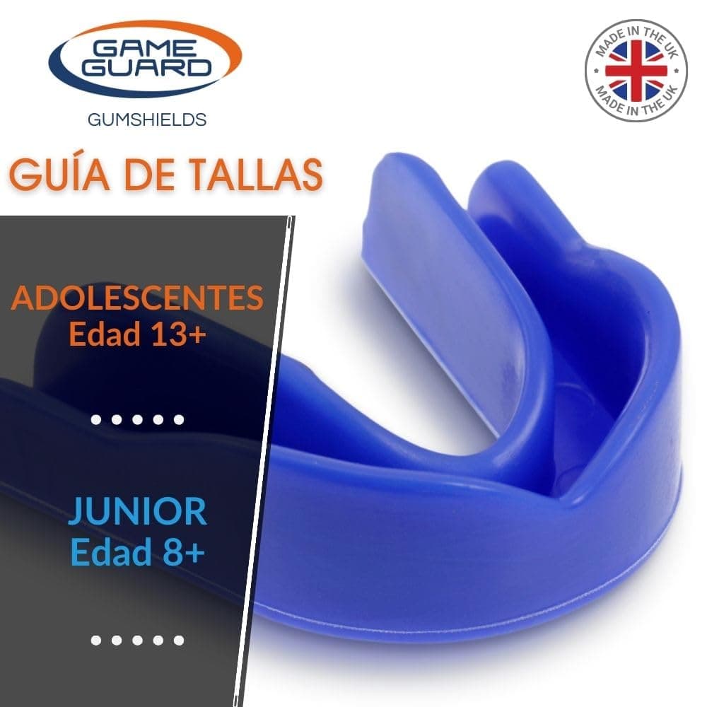 GAME GUARD protector bucal para hervir y morder/protector de encías - protector bucal moldeable/protectores de encías - júnior/niños/jóvenes - Aprobado por CE, deportes escolares, fútbol, rugby — view 4
