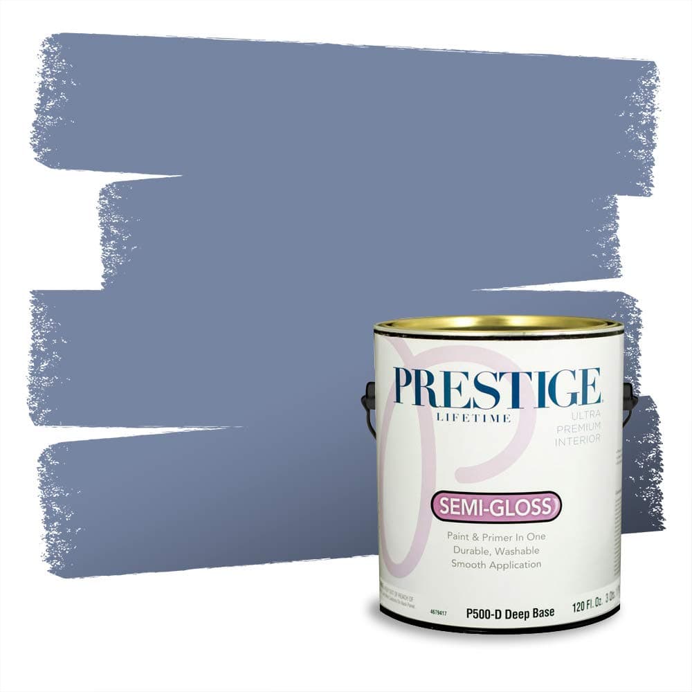 PRESTIGE Paints Interior Paint and Primer In One, 1-Gallon, Semi-Gloss, Comparable Match of Valspar* Dewdrop* — view 876